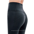 Mesh eng Fitness -Leggings Yoga 73% Polyester 27% Spandex Schwarze Leggings Design für Frau